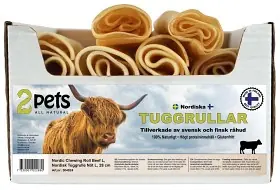 Rekommenderas | 2pets Nordisk Tuggrulle Nöt 28cm