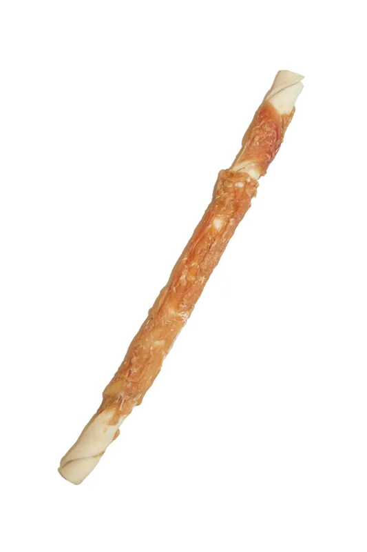 Begränsat lager - 2pets Tuggrulle m kycklingfilé 17cm