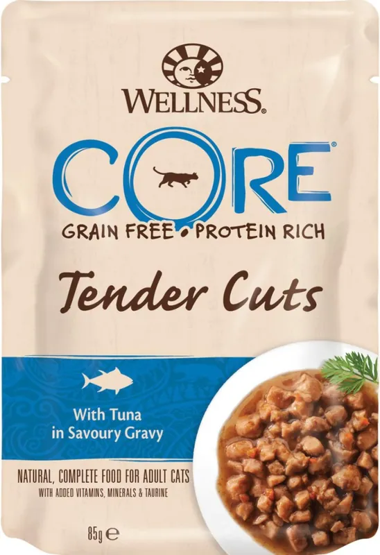 CORE Tender Cuts med tonfisk i sås | Bra pris just nu