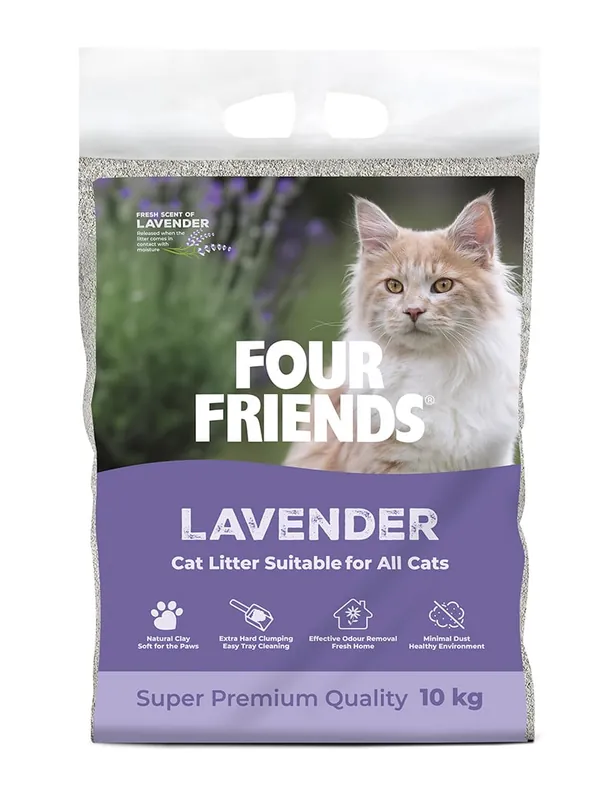 FF Cat Litter Lavender 10 kg | Prisnedsättning