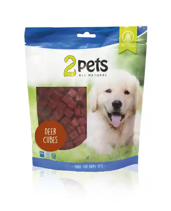 I lager | 2pets Dogsnack Deer Cubes