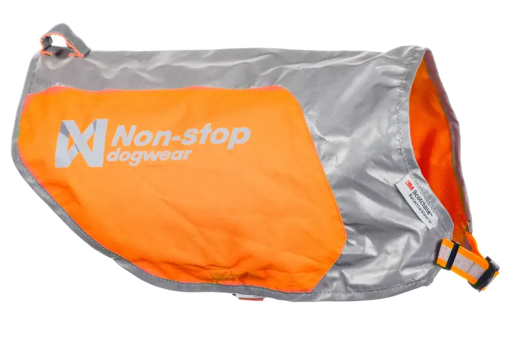 Non-stop Reflection blanket Orange/Grå | Kundfavorit