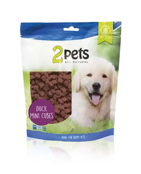 Nyhet | 2pets Dogsnack Duck MiniCubes