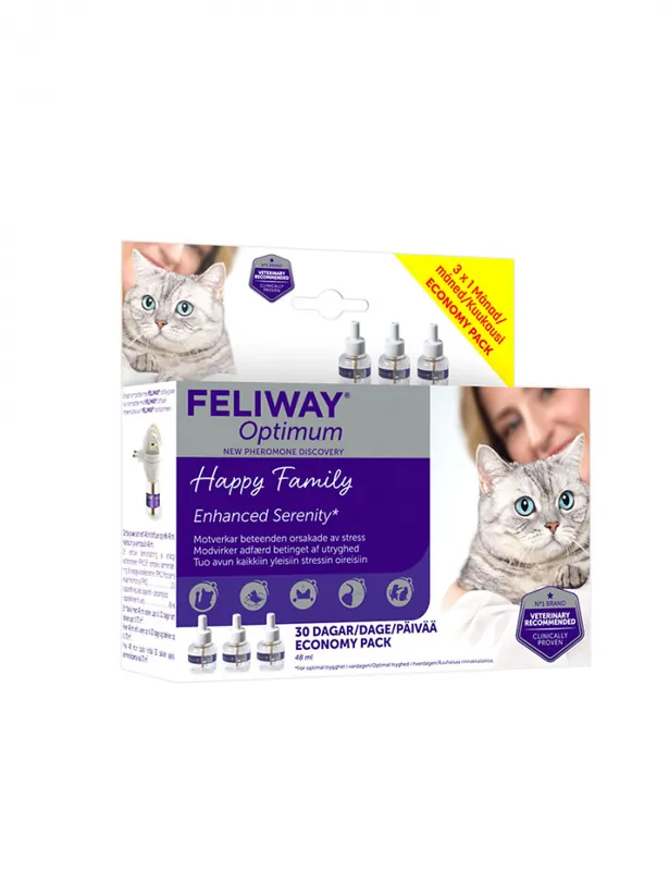 Bra pris | Feliway Optimum refill 3×48 ml