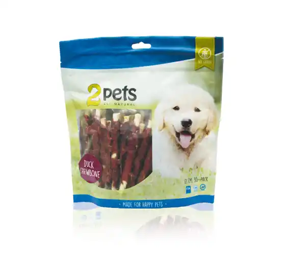 2pets Tuggpinne m ankfilé 12cm 30-pack, 400g - I lager