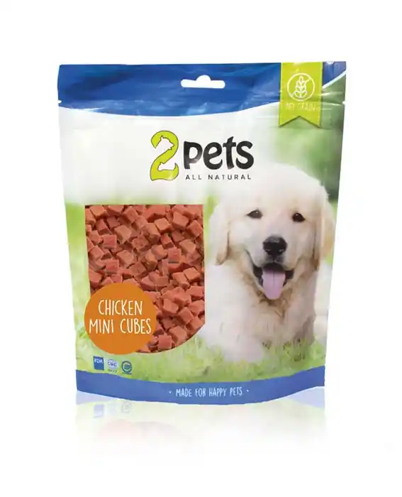 Beställ direkt - 2pets Dogsnack Chicken MiniCubes