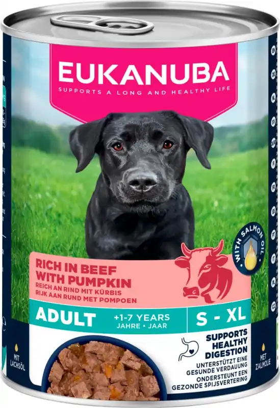 Kampanj - Eukanuba Adult våtfoder nötkött med pumpa 400g