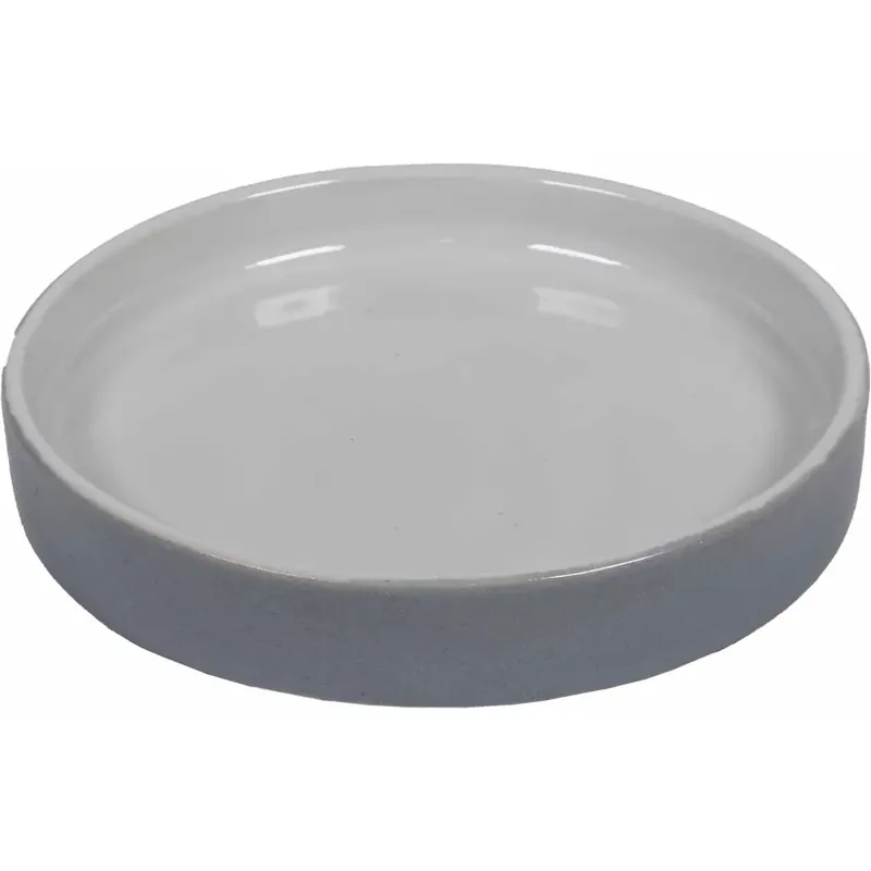 Ozami Ceramic Plateround Grey/ White 11cm 110ml - Begränsat antal