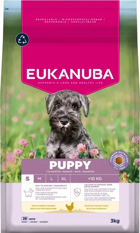 Storsäljare - EUKANUBA Puppy Small Breed Kyckling