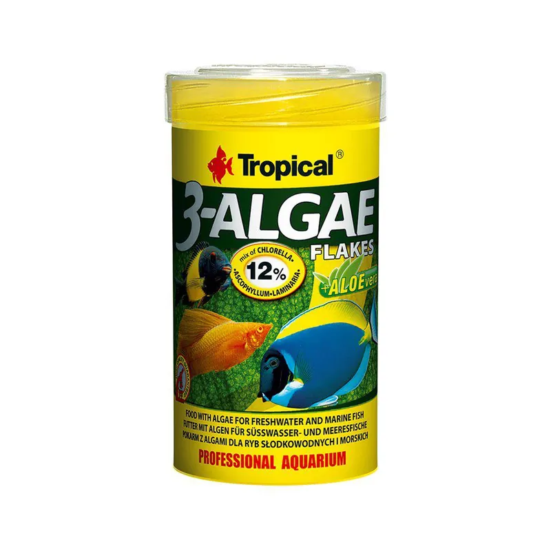 Tropical 3 Algae Flakes 100ml - Mycket uppskattad