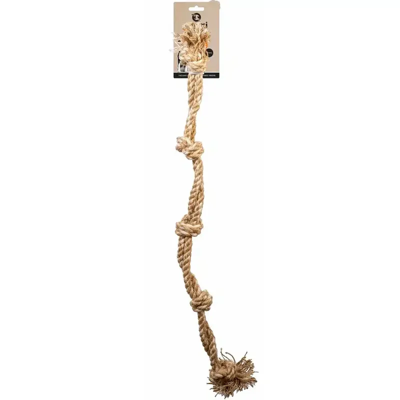 Bästsäljare - Hundleksak Twisted 5 Knots Double Rope 70cm