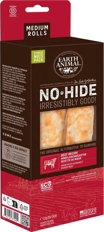 Trygg betalning | No-Hide Beef Chews 2-pack Medium