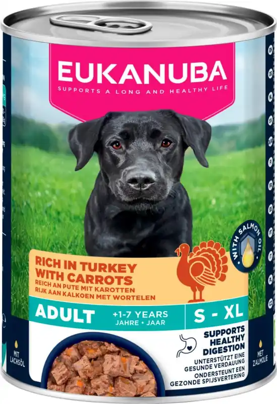 Erbjudande | Eukanuba Adult våtfoder kalkon med morötter 400g
