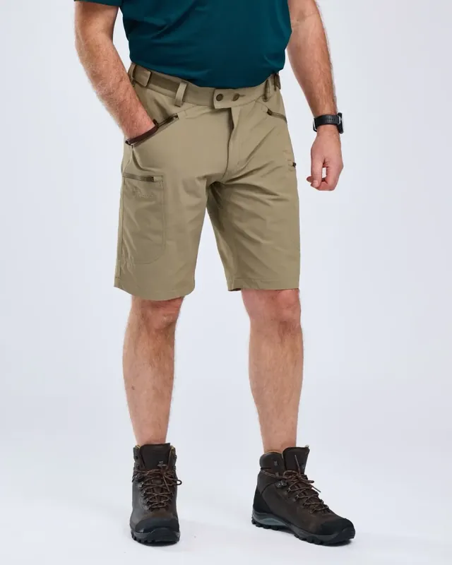 Kampanjpris | Abisko Light Stretch Shorts Herr / Mole Brown