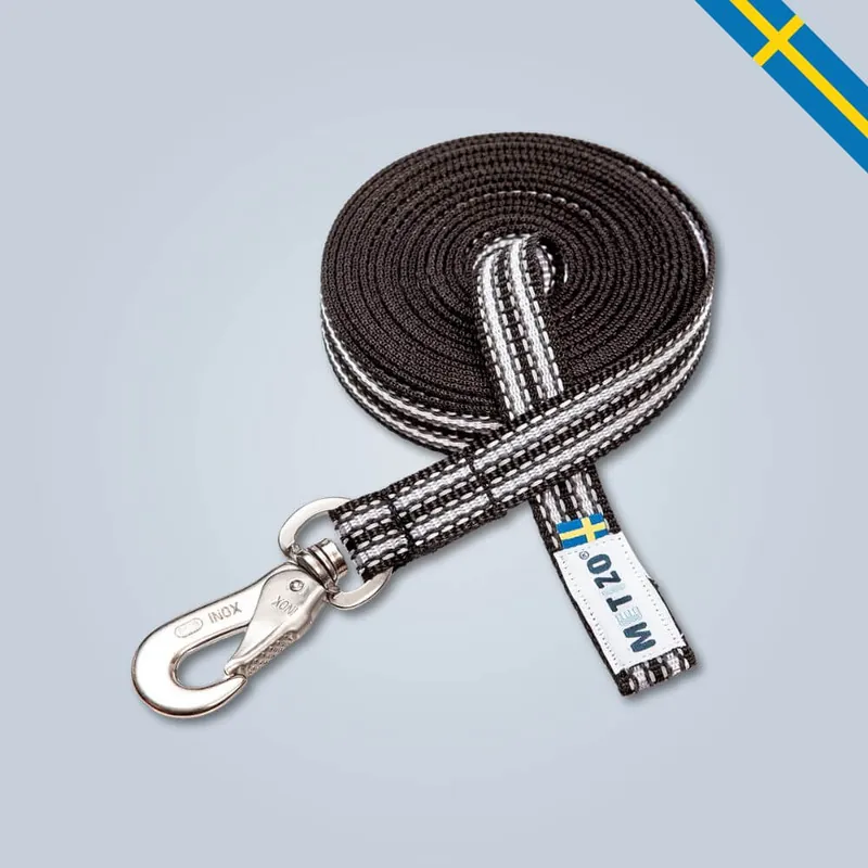 Mycket efterfrågad | Metizo Nosework Koppel 5m – Svart