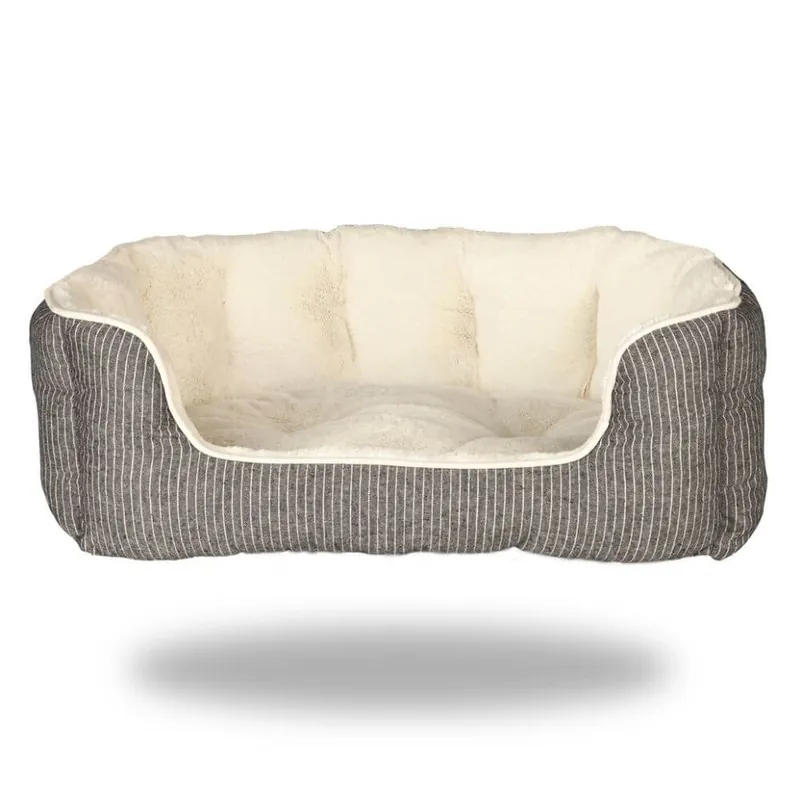 Trixie – Hundbädd Davin 50 x 40 cm – Grå/creme - Rea