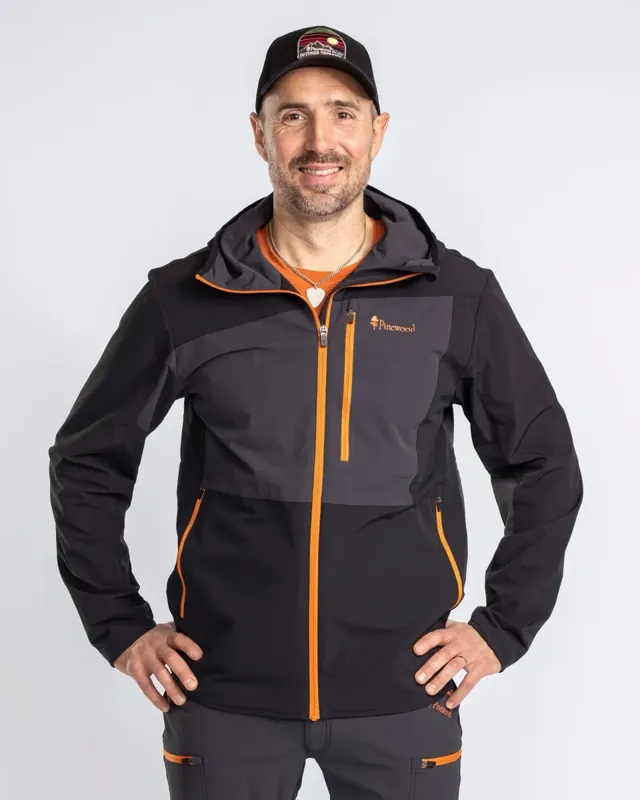 Abisko Light Stretchjacka Herr / D.Anthracite/Black | Finns att beställa