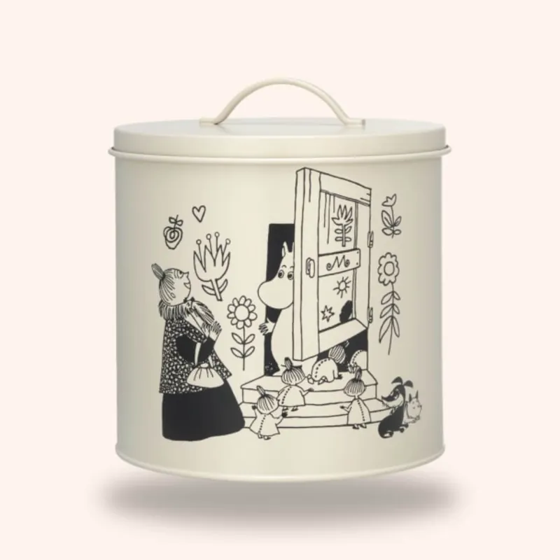 Bra pris just nu - Moomin – Plåtburk Ljusbeige Stor