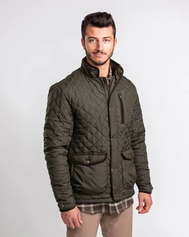 Nydala Classic Quiltad Jacka Herr / Moss Green - Ta chansen