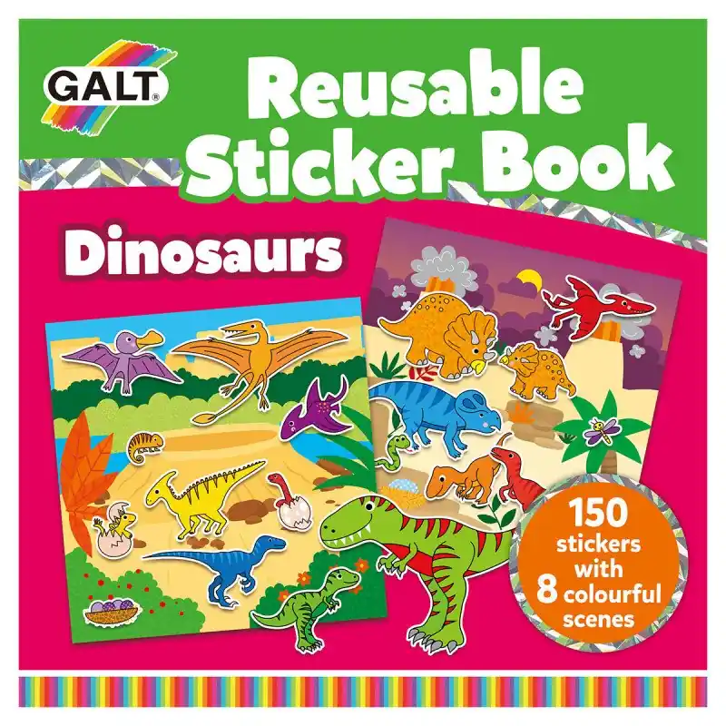 Efterfrågad - Stickersbok Dinosaurie