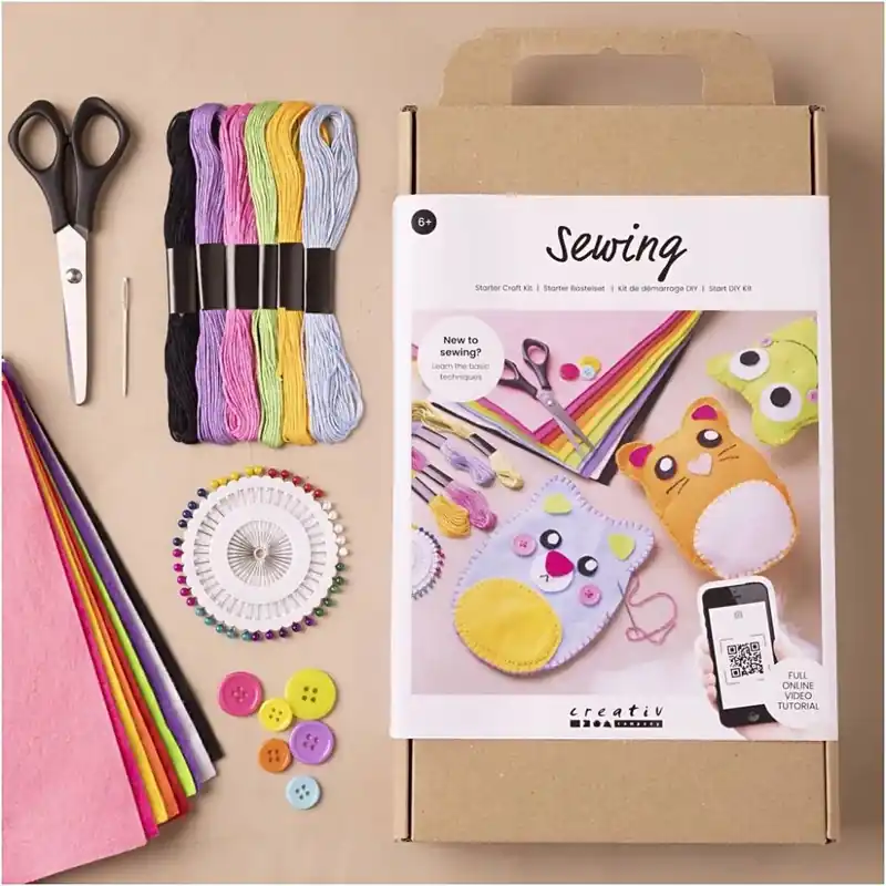 DIY Kit Sömnad, Nallebjörnar - Endast idag