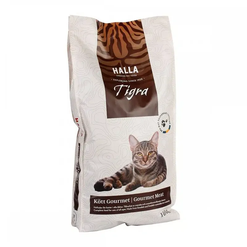 Halla Foder Tigra Kött Gourmet (10 kg) | Utförsäljning