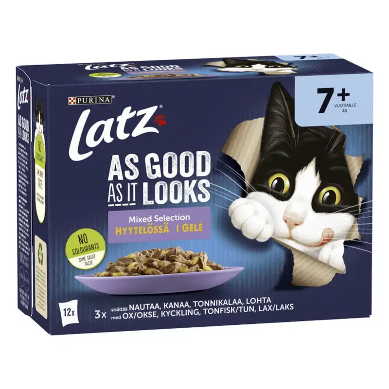 Nytt hos oss | Senior Mixed Selection i Gelé Kattfoder – 12 x 85 g