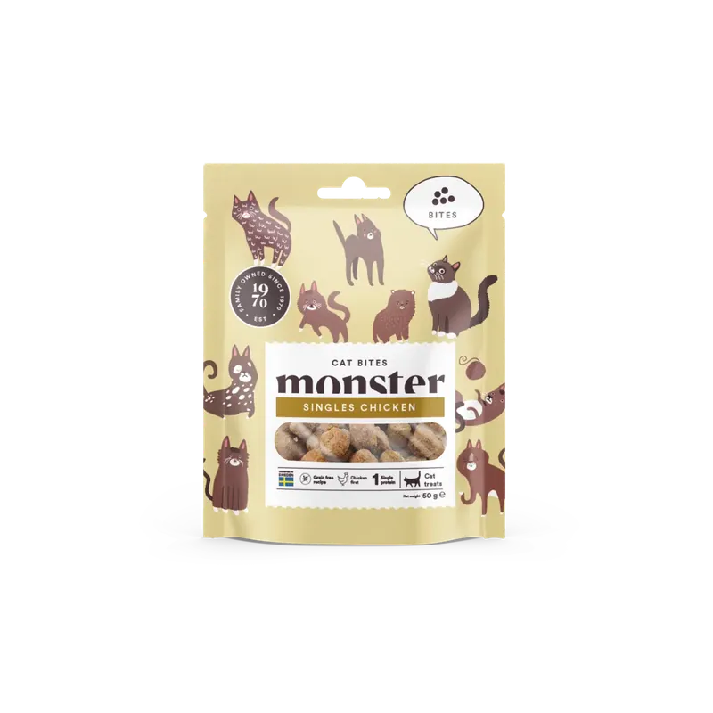 Cat Bites Chicken Kattgodis – 50 g - Handla nu