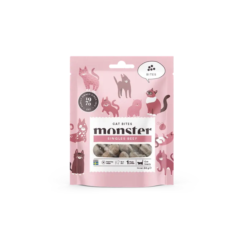 Cat Bites Beef Kattgodis – 50 g - Professionell kvalitet