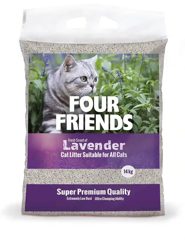 Rekommenderas - Lavender kattsand – 14 kg