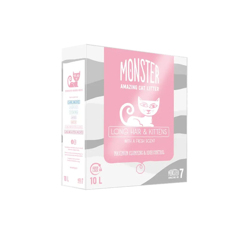 Hög kvalitet - Long Hair/Kitten Scented – 10 L