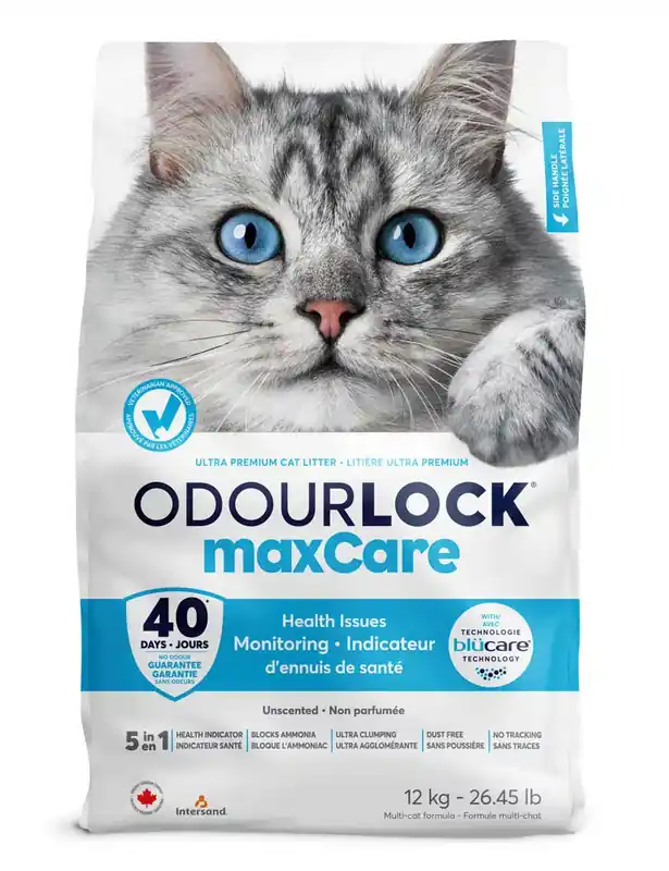 Odour Lock MaxCare Kattsand – 12 kg | Spara mer