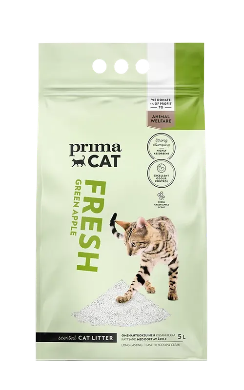 Rabatt - Extra Fräsch Kattsand Äppeldoft – 10 l