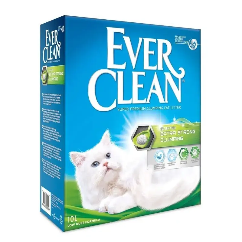 Ever Clean Extra Strong Scented Kattsand (10 l) - Prissänkt