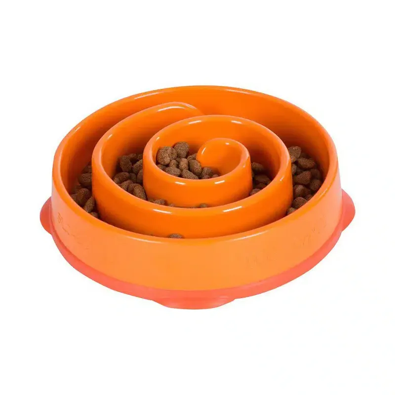 Fun Feeder Slo-Bowl – Small orange - Sista chansen