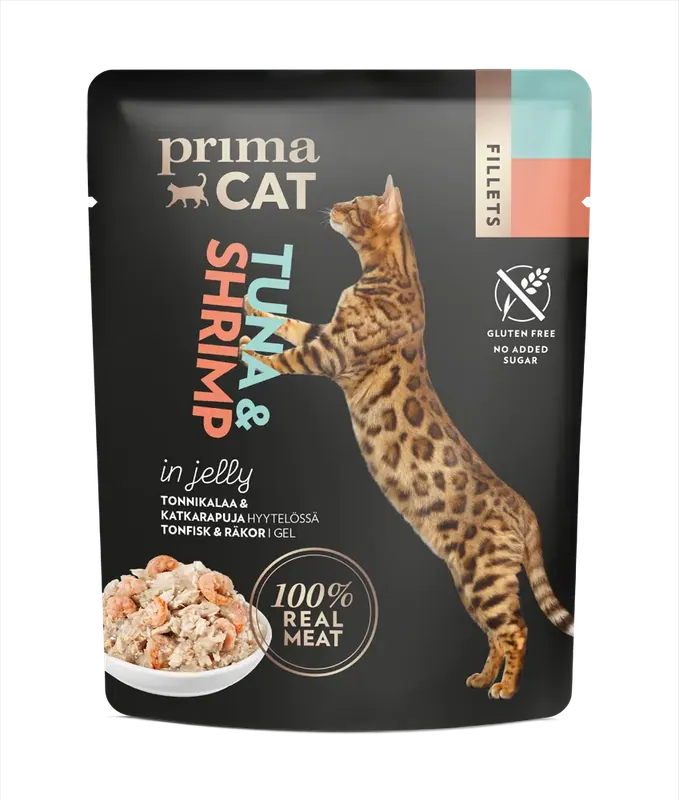 Populärt just nu | Kattfoder Filéer av Tonfisk & Räkor – 24 x 50 g