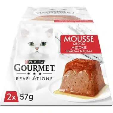 Favorit hos kunderna - Våtfoder Revelations Mousse med Oxkött – 2 st á 57 g