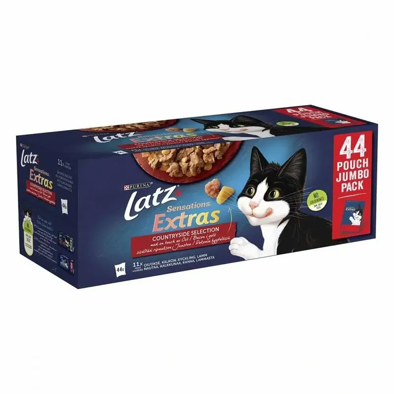 Latz Sensations Extras Countryside Selection Multipack 44×85 g - Prisnedsättning