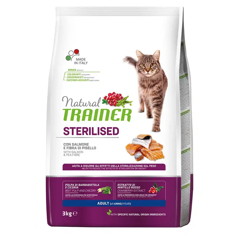 Natural Trainer Sterilised Lax – 3 kg - Outlet
