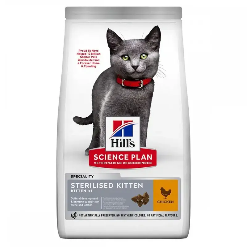 Beställ nu | Hill’s Science Plan Kitten Sterilised Chicken (7 kg)