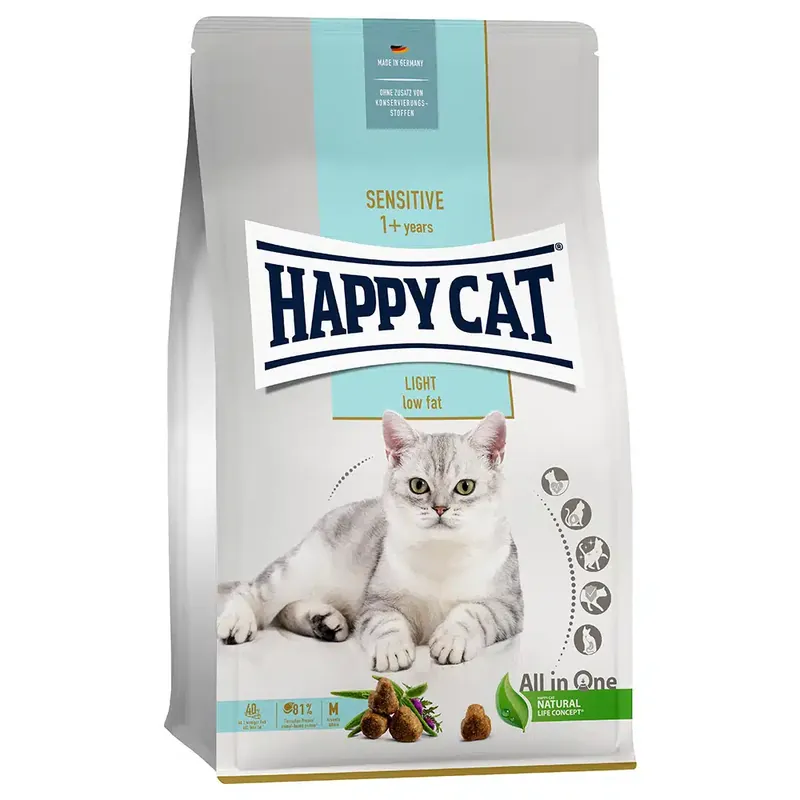 Rabatter | Happy Cat Sensitive Adult Light – 10 kg