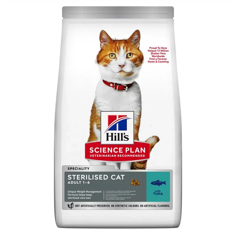 Rabatt - Adult Sterilised Cat torrfoder med tonfisk – 7 kg