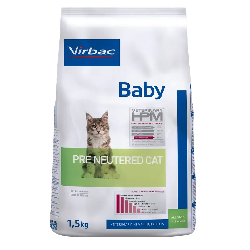 Baby Cat Pre Neutered – 1,5 kg | Spara mer