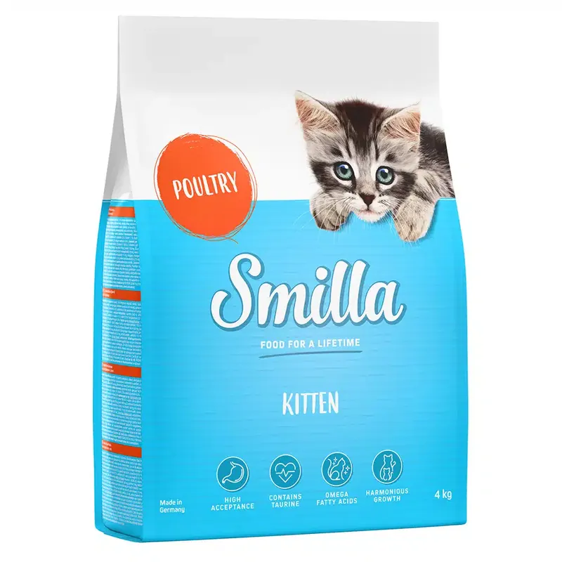 Lågt pris - Smilla Kitten Fjäderfä – 4 kg