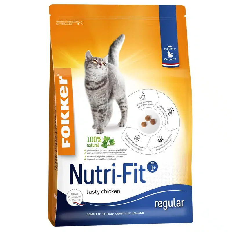 Fokker Cat Nutri-Fit Kattfoder – 10 kg | Ny produkt