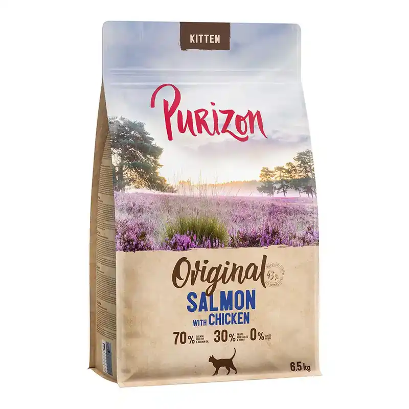 Purizon torrfoder för katt – Kitten Salmon & Chicken – 6,5 kg | Kundernas favorit