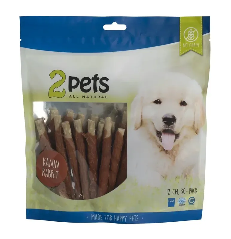 Rekommenderas | 2pets Tuggpinne mald, kanin 30-pack