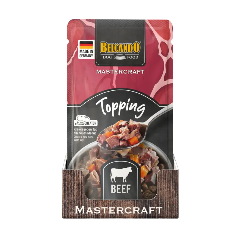 Belcando – Våtfoder Topping nöt, 100 g - Hög kvalitet