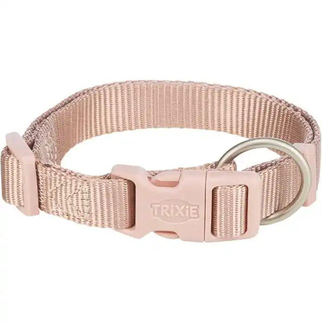 Efterfrågad - Premium halsband för Hund - S-M / Blush
