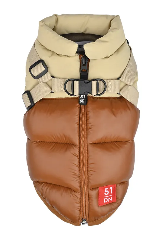 Hundtäcke sele - 65 cm / Karamell - Bara idag